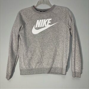 Nike Heather Gray Crewneck Sweater